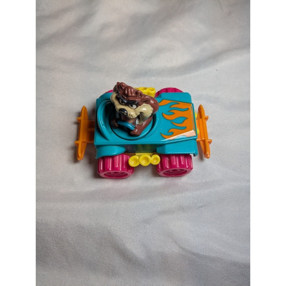 Vintage 1992 Warner Bros Tasmanian Devil Car Kids Meal Toy